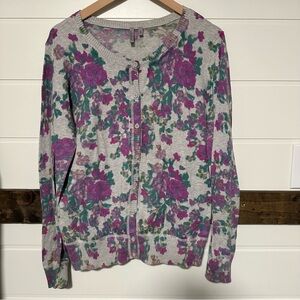 Vintage inspired Casalon Floral Cardigan Size M Cottagecore / Romantic